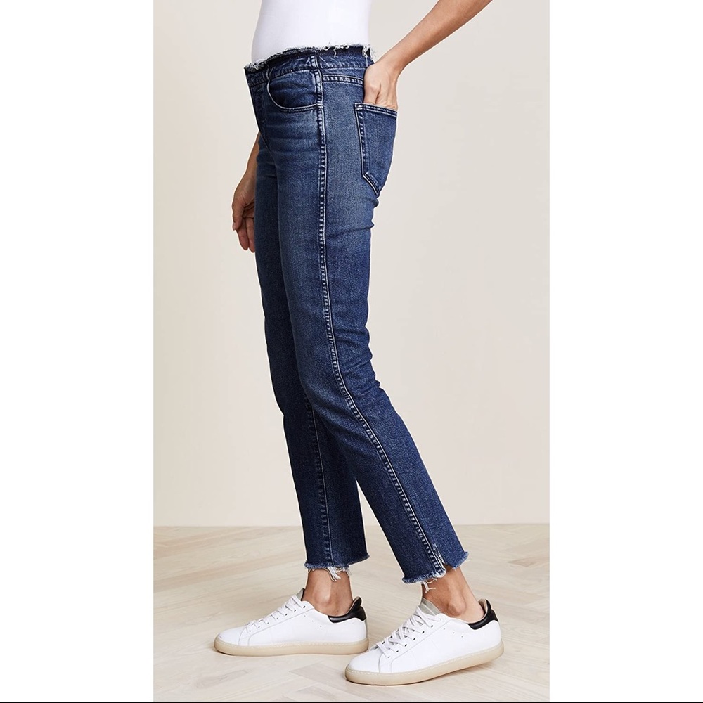 3x1 Raw Edge Shelter Slim Jeans in Tin Coo Medium Wash Women’s 26 - Picture 4 of 15